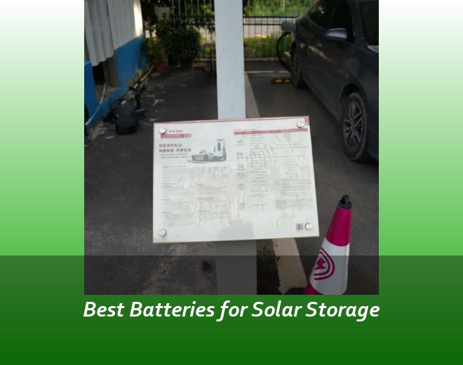 Best Batteries for Solar Storage
